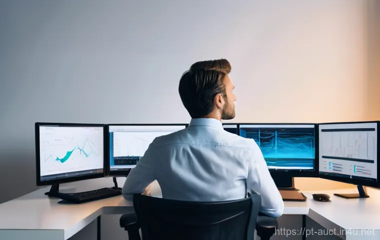 경매사 시험 중 발생할 수 있는 문제 해결법 - **Prompt: Serenity Amidst Digital Pressure**
    *   **Description:** A professional, likely in thei...