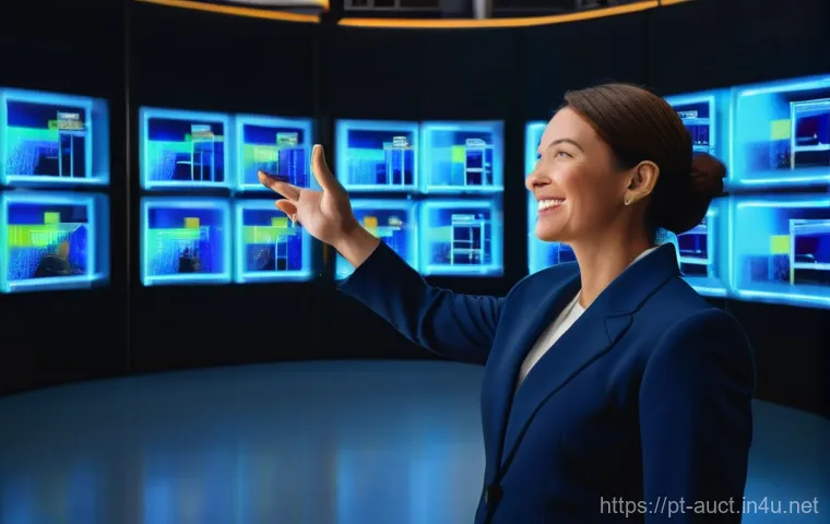 경매사 실기시험에서 자주 나오는 주제 - **Prompt 1: Modern Digital Auction Experience**
"A vibrant and dynamic scene depicting a profess...