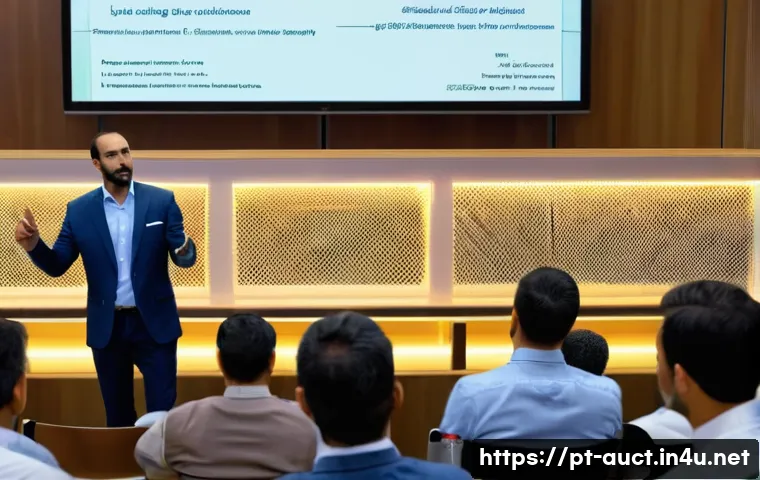 경매사 필기시험에서 중요한 법률 주제 - A professional auctioneer conducting a live auction in a modern auction house in S&atilde;o Paulo, Brazil, ...