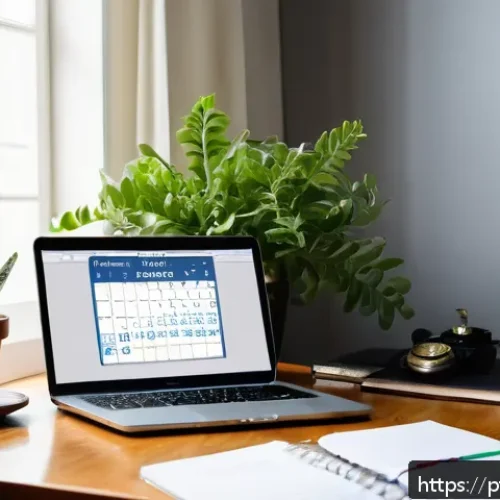 경매사 자격증 시험 준비를 위한 공부 계획 작성 - A well-organized study desk setup in a cozy home office with warm natural lighting, featuring a lapt...