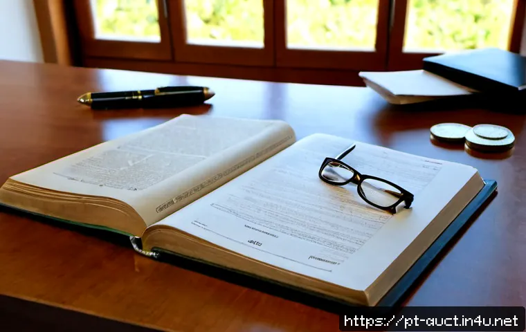 경매사 시험에서 자주 나오는 법률 문제 유형 - Photorealistic legal exam preparation scene for Portuguese-speaking auctioneer candidates, an organi...