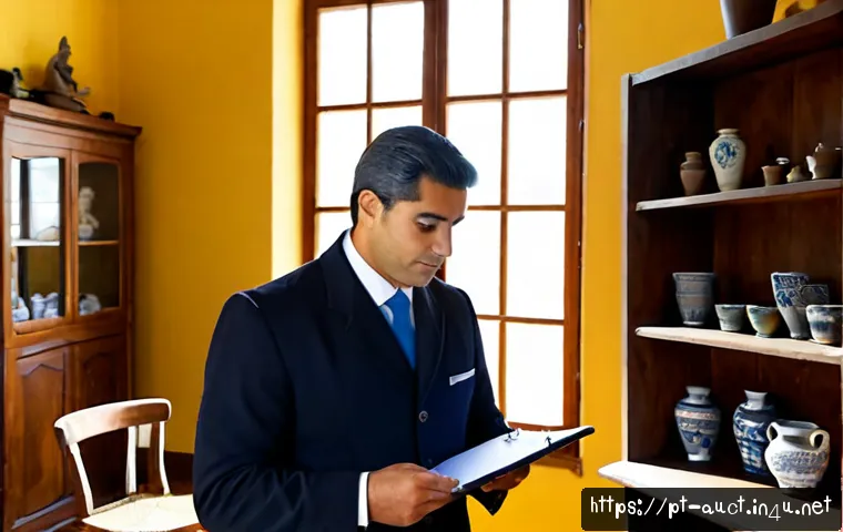 Home 17 경매사 경력 초기에 해야 할 일 - Photorealistic early-career auctioneer in a bright Brazilian auction house, professionally dressed, ...